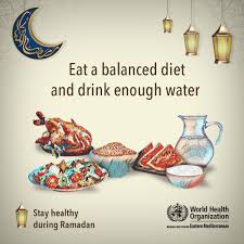 Eating and drinking habits during Ramadan