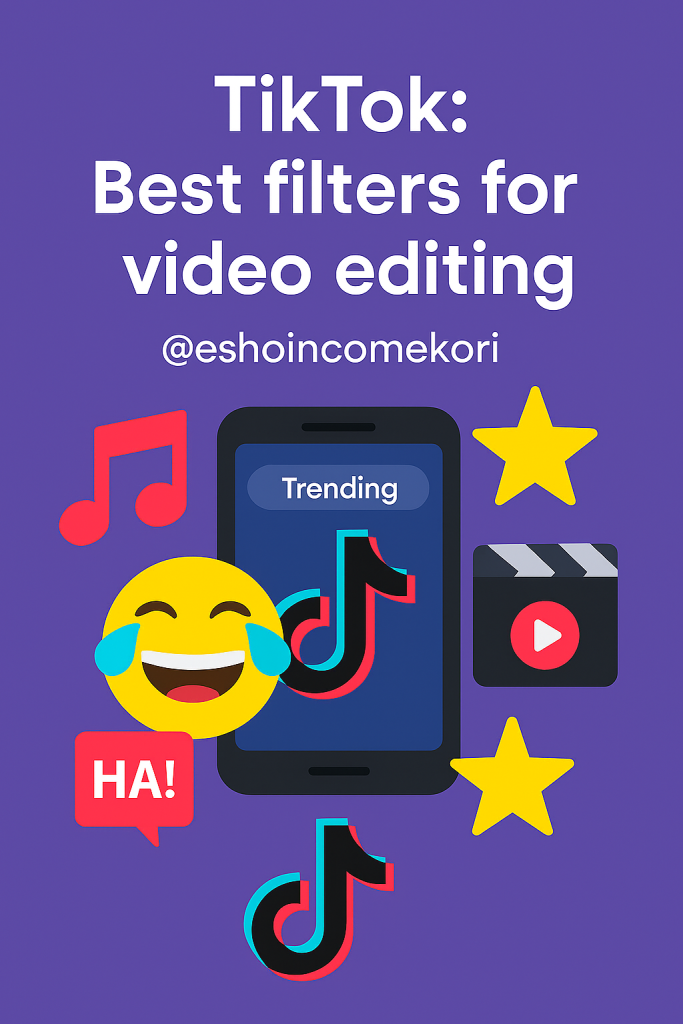 TikTok: Best filters for video editing