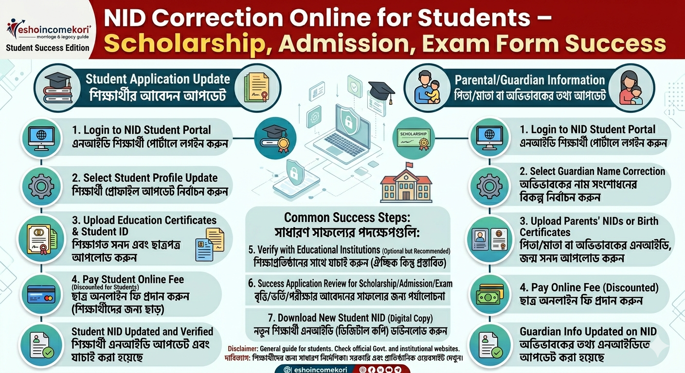 NID Correction Online for Students – Scholarship, Admission, Exam Form Success