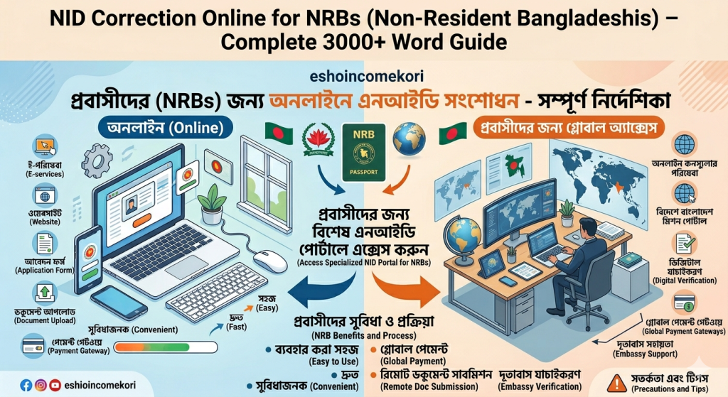 NID Correction Online for NRBs (Non-Resident Bangladeshis) – Complete 3000+ Word Guide
