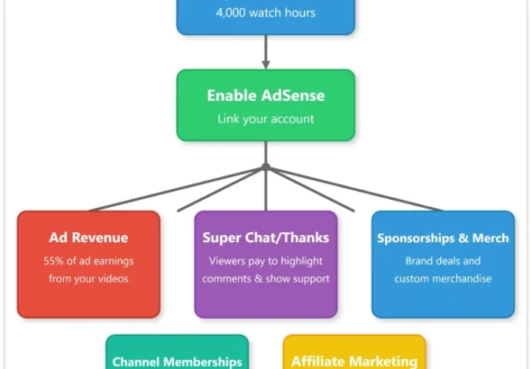 YouTube-Monetization-Flowchart