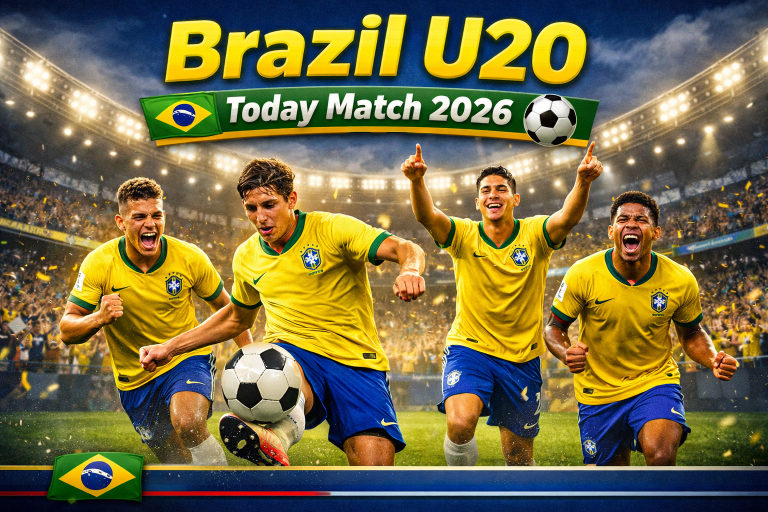 Brazil U20 Today Match 2026