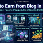 How to Earn from Blog in 2026: Blogging Income Guide, Passive Income & Monetization Strategy (Bangla)
