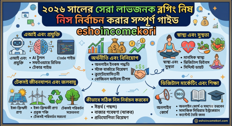 Best Niche for Blogging 2026: সবচেয়ে লাভজনক ব্লগিং নিস নির্বাচন করার সম্পূর্ণ গাইড