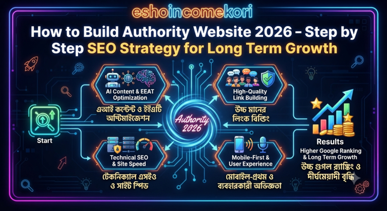 How to Build Authority Website 2026 – Step by Step SEO Strategy for Long Term Growth