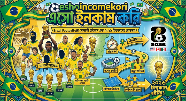 Brazil Football-এর সোনালী ইতিহাস এবং ২০২৬ বিশ্বকাপের রোডম্যাপ