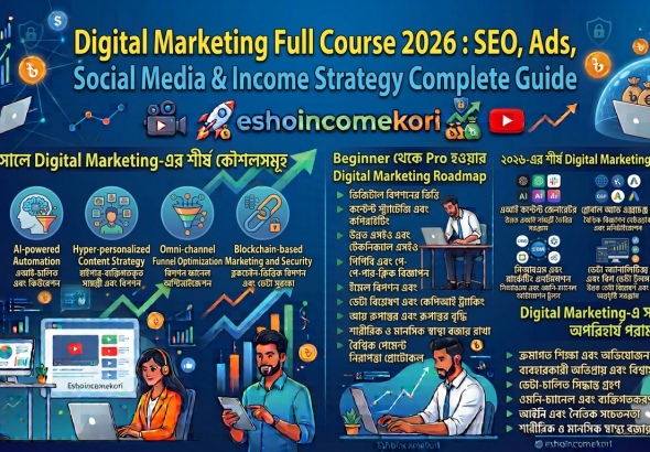 Digital Marketing Full Course 2026 : SEO, Ads, Social Media & Income Strategy Complete Guide