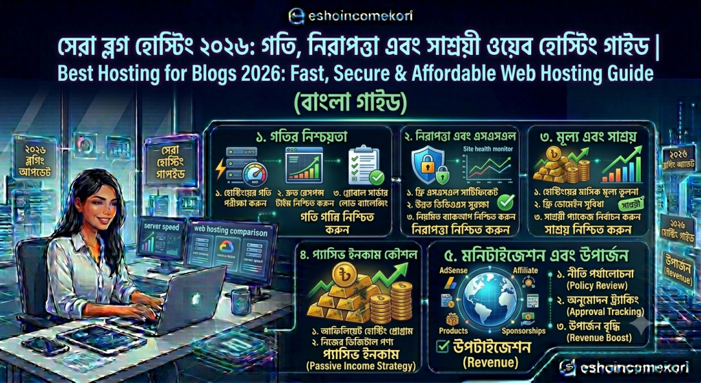 Best Hosting for Blogs 2026: Fast, Secure & Affordable Web Hosting Guide for Beginners (Bangla)