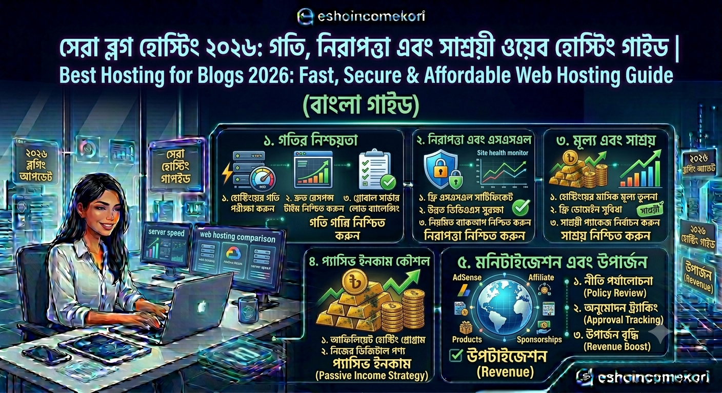 Best Hosting for Blogs 2026: Fast, Secure & Affordable Web Hosting Guide for Beginners (Bangla)