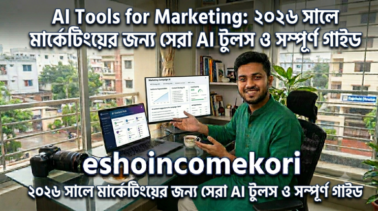 AI Tools for Marketing: ২০২৬ সালে মার্কেটিংয়ের জন্য সেরা AI টুলস ও সম্পূর্ণ গাইড
