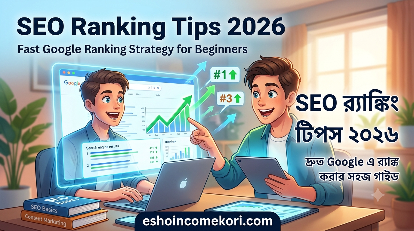 SEO Ranking Tips 2026 – Fast Google Ranking Strategy for Beginners  SEO র‍্যাঙ্কিং টিপস ২০২৬ – দ্রুত Google এ র‍্যাঙ্ক করার সহজ গাইড