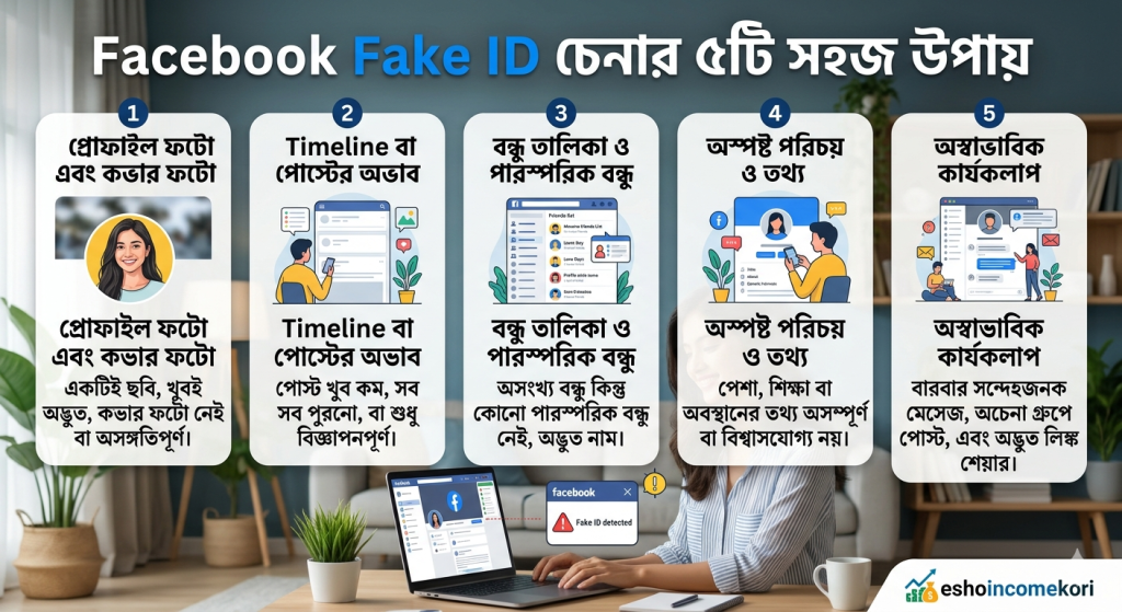Facebook Fake ID চেনার ৫টি সহজ উপায় Facebook Fake ID চেনার ৫টি সহজ উপায়