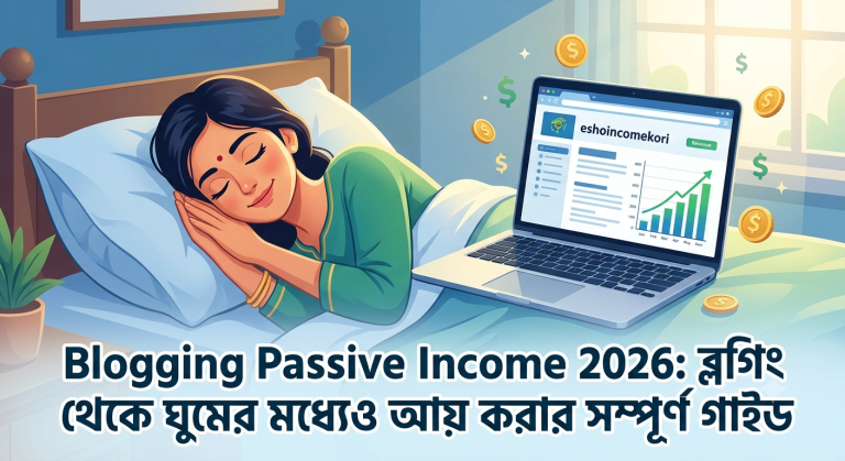 Blogging Passive Income 2026: ব্লগিং থেকে ঘুমের মধ্যেও আয় করার সম্পূর্ণ গাইড