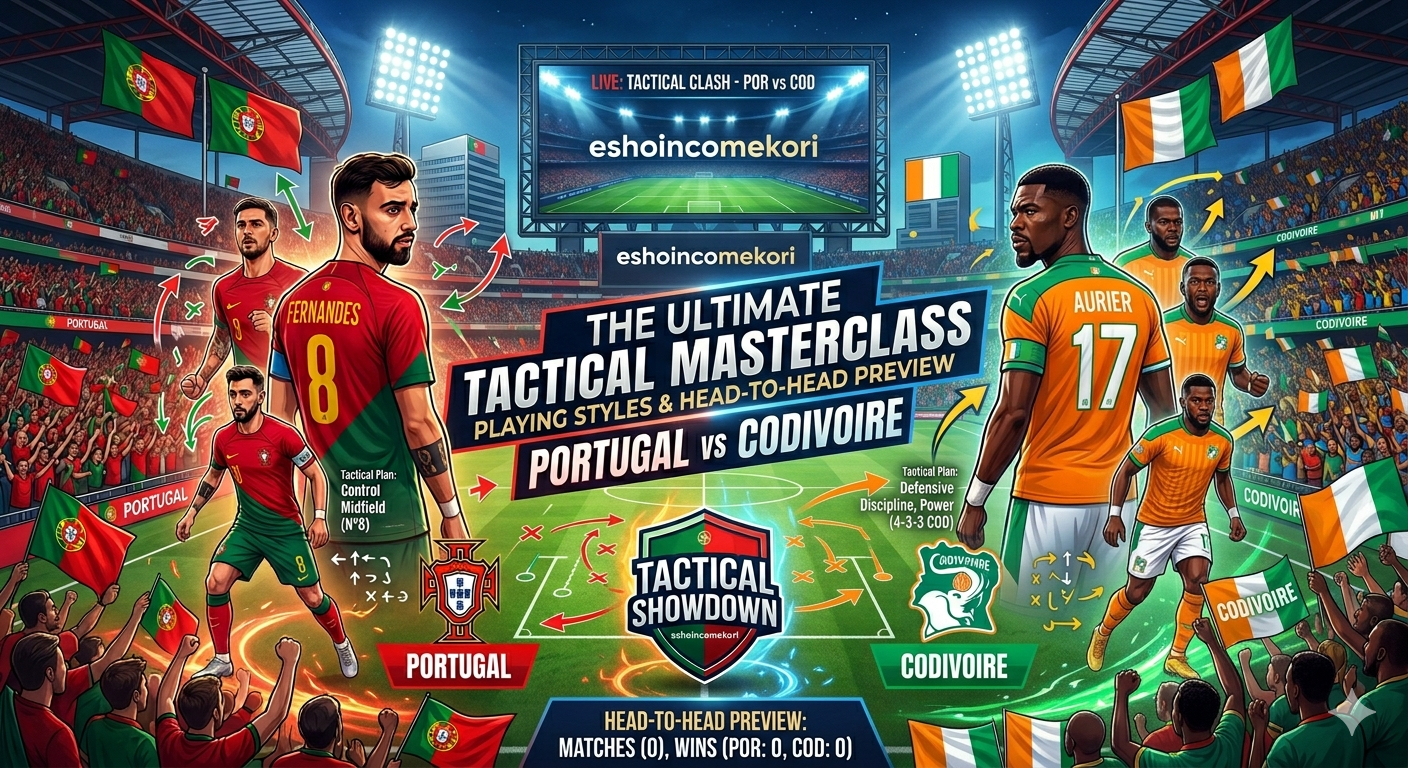 Portugal vs COD (Tactical Masterclass, Playing Styles & Head-to-Head Preview)