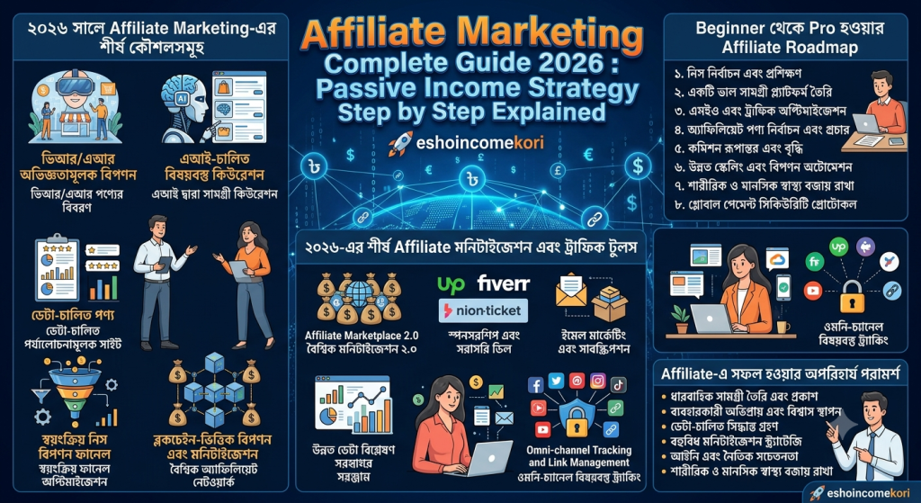 Affiliate Marketing Complete Guide 2026 : Passive Income Strategy Step by Step Explained