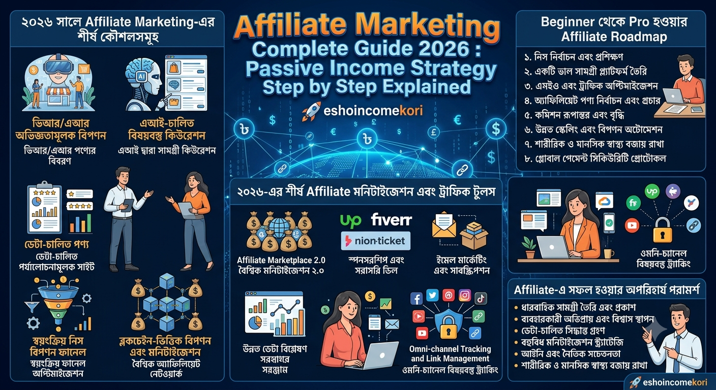 Affiliate Marketing Complete Guide 2026 : Passive Income Strategy Step by Step Explained