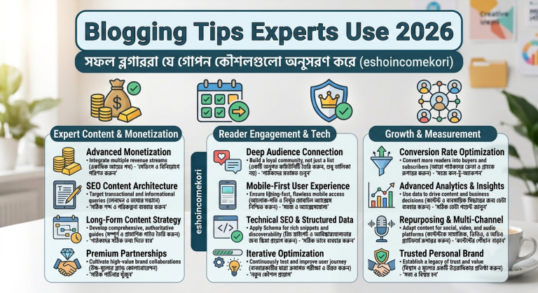 Blogging Tips Experts Use 2026: সফল ব্লগাররা যে গোপন কৌশলগুলো অনুসরণ করে