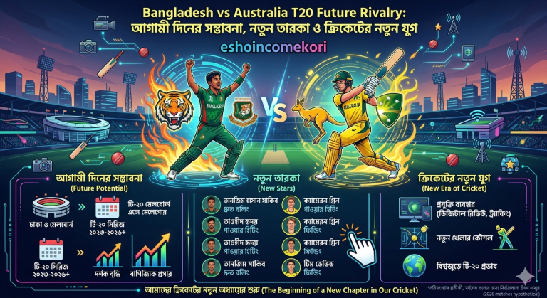 Bangladesh vs Australia T20 Future Rivalry: আগামী দিনের সম্ভাবনা, নতুন তারকা ও ক্রিকেটের নতুন যুগ