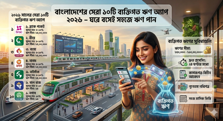 Top 10 Personal Loan Apps Bangladesh 2026 – Get a loan easily from home