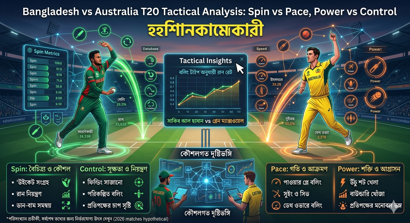 Bangladesh vs Australia T20 Tactical Analysis