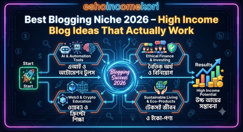 Best Blogging Niche 2026 – High Income Blog Ideas That Actually Work