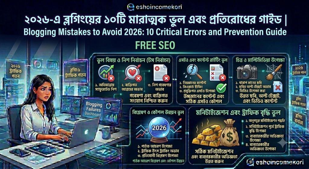 Blogging Mistakes to Avoid 2026: Common SEO & Content Errors That Kill Your Website Growth (Bangla Guide)