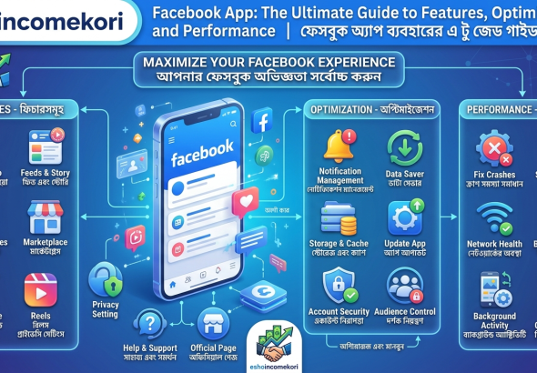 Facebook App: The Ultimate Guide to Features, Optimization, and Performance | ফেসবুক অ্যাপ ব্যবহারের এ টু জেড গাইড