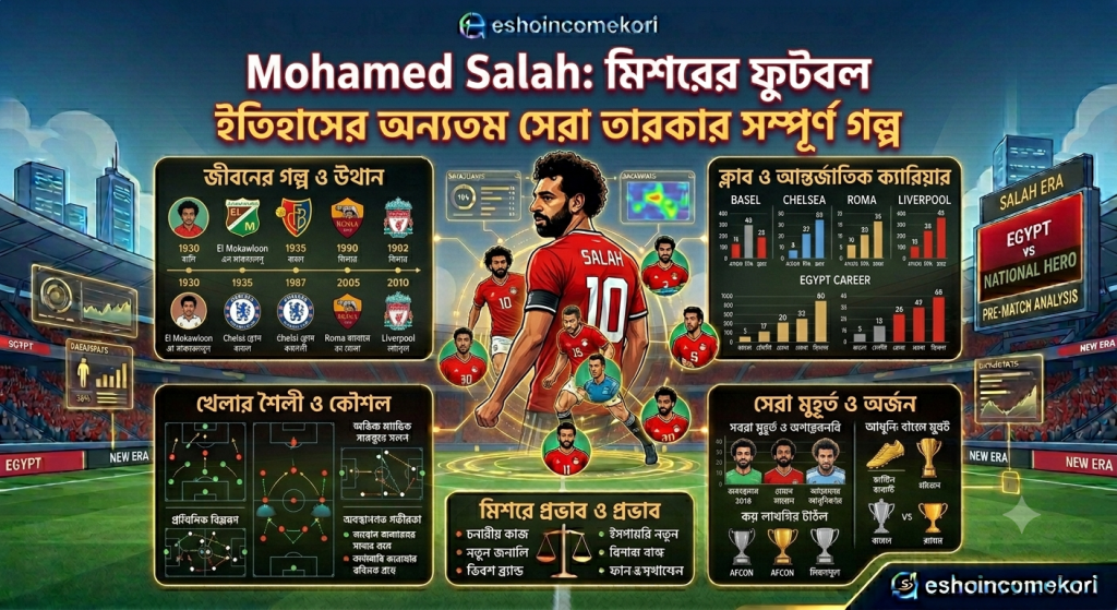 Mohamed Salah: মিশরের ফুটবল ইতিহাসের অন্যতম সেরা তারকার সম্পূর্ণ গল্প