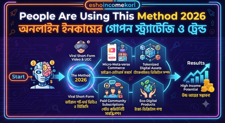 People Are Using This Method 2026 – অনলাইন ইনকামের গোপন স্ট্র্যাটেজি ও ট্রেন্ড