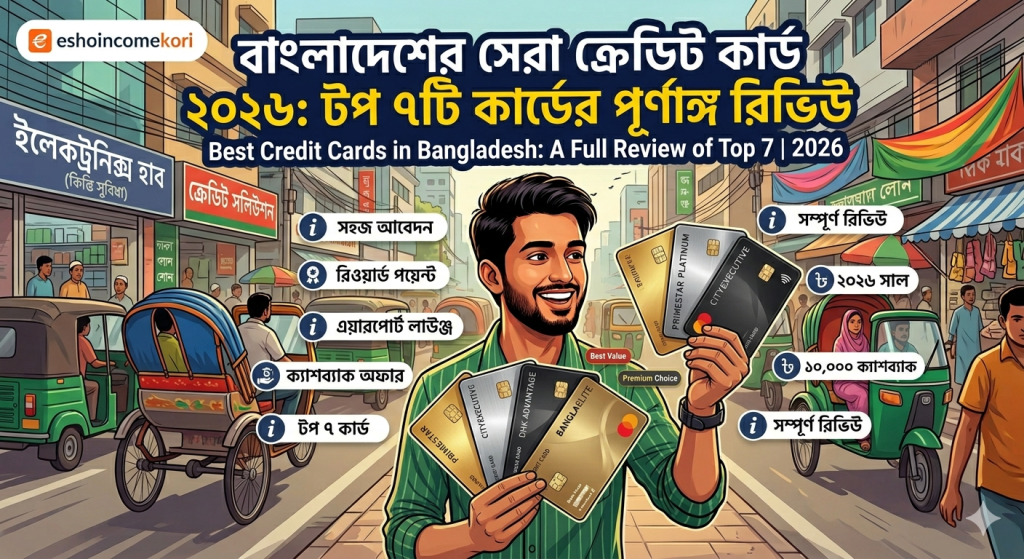 বাংলাদেশের সেরা ক্রেডিট কার্ড ২০২৬: টপ ৭টি কার্ডের পূর্ণাঙ্গ রিভিউ | Best Credit Cards in Bangladesh