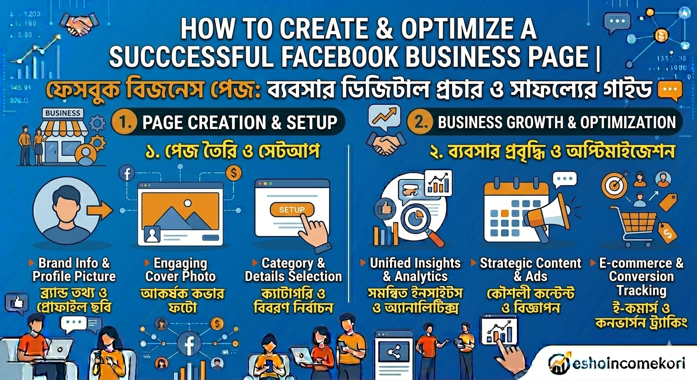 How to Create and Optimize a Successful Facebook Business Page | ফেসবুক বিজনেস পেজ: ব্যবসার ডিজিটাল প্রচার ও সাফল্যের গাইড