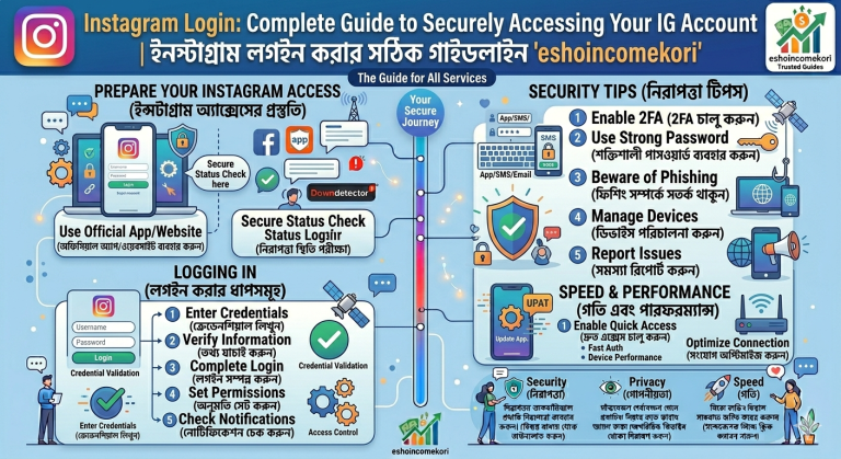  Instagram Login: Complete Guide to Securely Accessing Your IG Account | ইন্সটাগ্রাম লগইন করার সঠিক গাইডলাইন