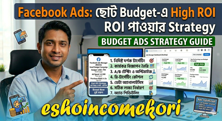 Facebook Ads: ছোট Budget-এ High ROI পাওয়ার Strategy