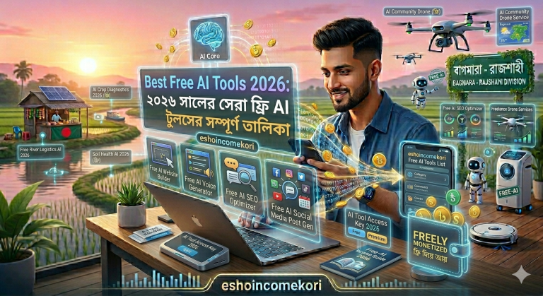 Best Free AI Tools 2026: ২০২৬ সালের সেরা ফ্রি AI টুলসের সম্পূর্ণ তালিকা