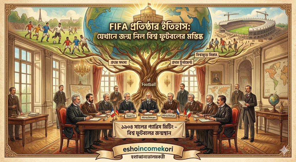 FIFA প্রতিষ্ঠার ইতিহাস: ১৯০৪ সালের প্যারিস মিটিং – যেখানে জন্ম নিল বিশ্ব ফুটবলের মস্তিষ্ক
