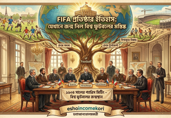 FIFA প্রতিষ্ঠার ইতিহাস: ১৯০৪ সালের প্যারিস মিটিং – যেখানে জন্ম নিল বিশ্ব ফুটবলের মস্তিষ্ক