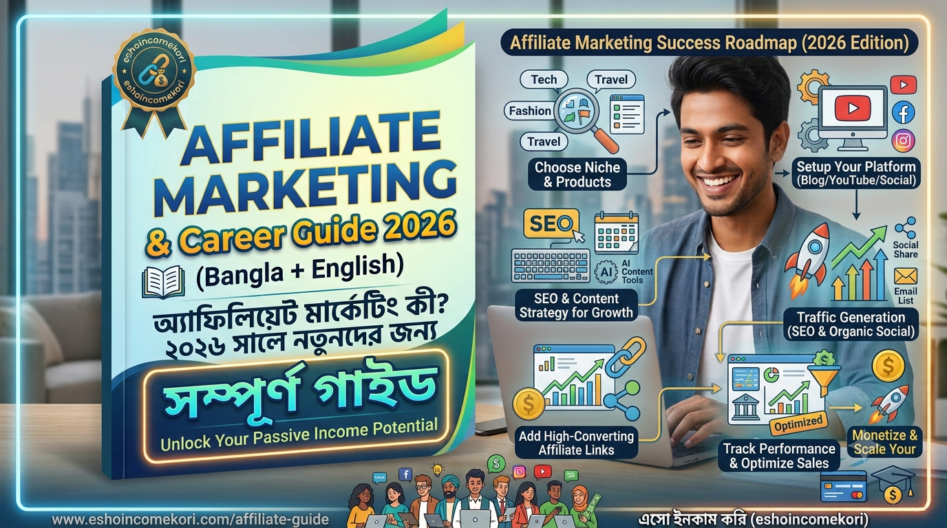অ্যাফিলিয়েট মার্কেটিং কী? ২০২৬ সালে নতুনদের জন্য সম্পূর্ণ গাইড