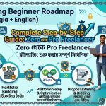 Freelancing Beginner Roadmap 2026 (Bangla + English): Zero থেকে Pro Freelancer হওয়ার Complete Step by Step Guide