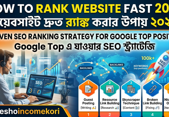 How to Rank Website Fast 2026 – Proven SEO Ranking Strategy for Google Top Position