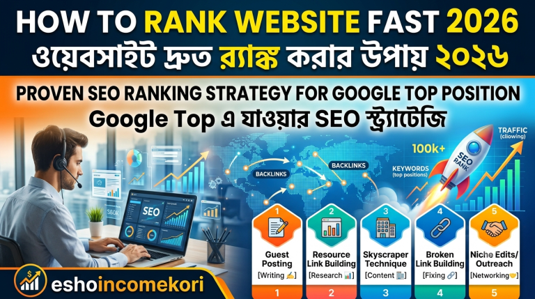How to Rank Website Fast 2026 – Proven SEO Ranking Strategy for Google Top Position