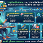 SEO Checklist 2026: সম্পূর্ণ আপডেটেড SEO গাইড, র‍্যাঙ্কিং বাড়ানোর কার্যকর চেকলিস্ট এবং বাস্তব কৌশল