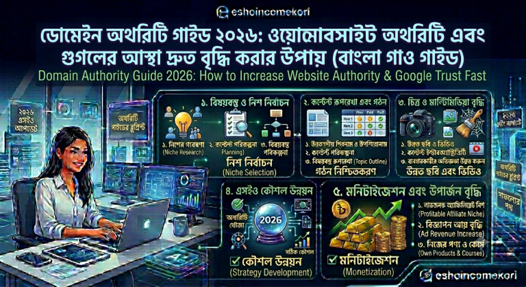 Domain Authority Guide 2026: How to Increase Website Authority & Google Trust Fast (Bangla SEO Guide)
