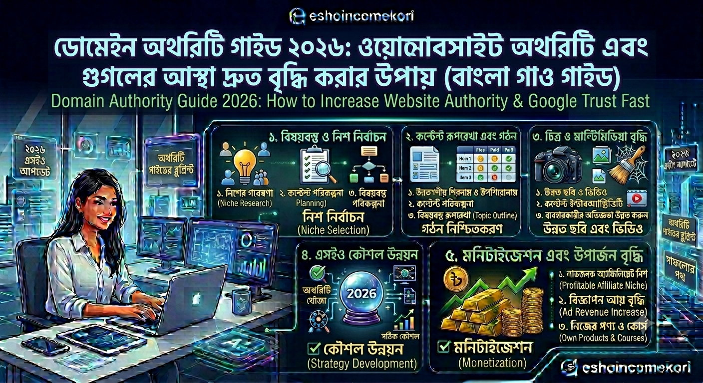 Domain Authority Guide 2026: How to Increase Website Authority & Google Trust Fast (Bangla SEO Guide)