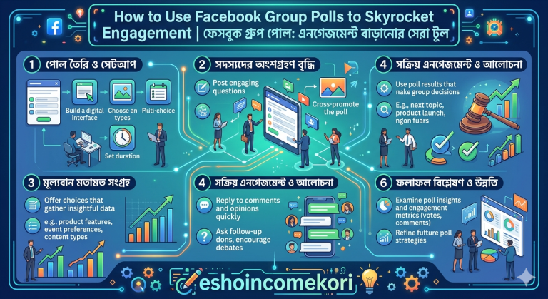 How to Use Facebook Group Polls to Skyrocket Engagement ফেসবুক গ্রুপ পোল: এনগেজমেন্ট বাড়ানোর সেরা টুল