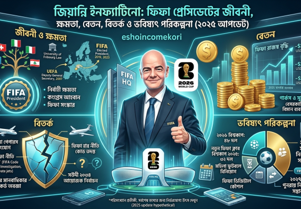 জিয়ান্নি ইনফ্যান্টিনো: ফিফা প্রেসিডেন্টের জীবনী, ক্ষমতা, বেতন, বিতর্ক ও ভবিষ্যৎ পরিকল্পনা (২০২৫ আপডেট)