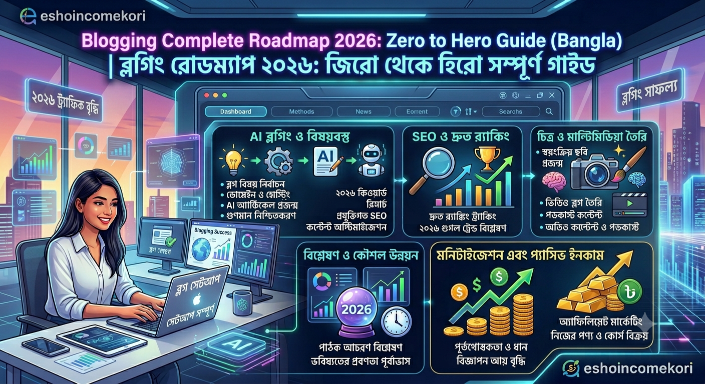 How to Start Blogging 2026: Step-by-Step Complete Beginner Guide (Bangla) | Zero to Hero Roadmap