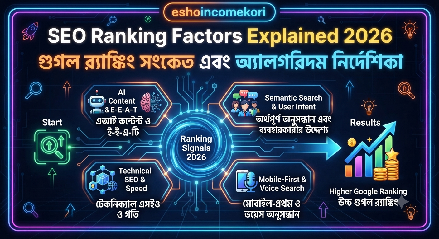 SEO Ranking Factors Explained 2026 – Google Ranking Signals & Algorithm Guide