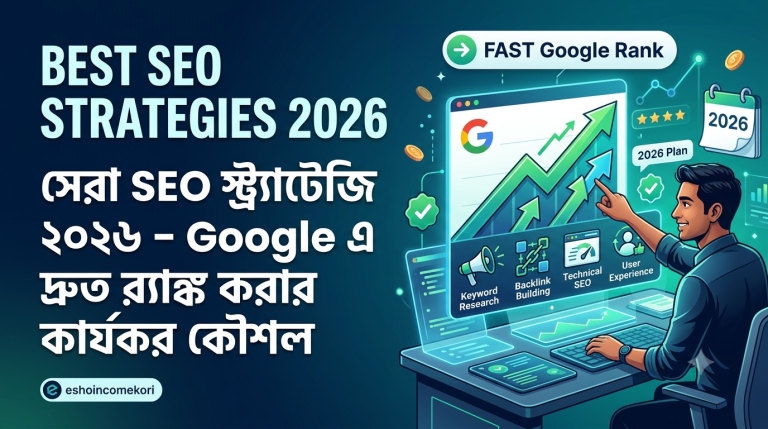 Best SEO Strategies 2026 – Proven Techniques to Rank Higher on Google Fast সেরা SEO স্ট্র্যাটেজি ২০২৬ – Google এ দ্রুত র‍্যাঙ্ক করার কার্যকর কৌশল