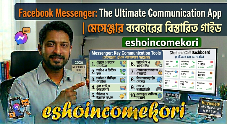 Facebook Messenger: The Ultimate Communication App | মেসেঞ্জার ব্যবহারের বিস্তারিত গাইডFacebook Messenger: The Ultimate Communication App | মেসেঞ্জার ব্যবহারের বিস্তারিত গাইড