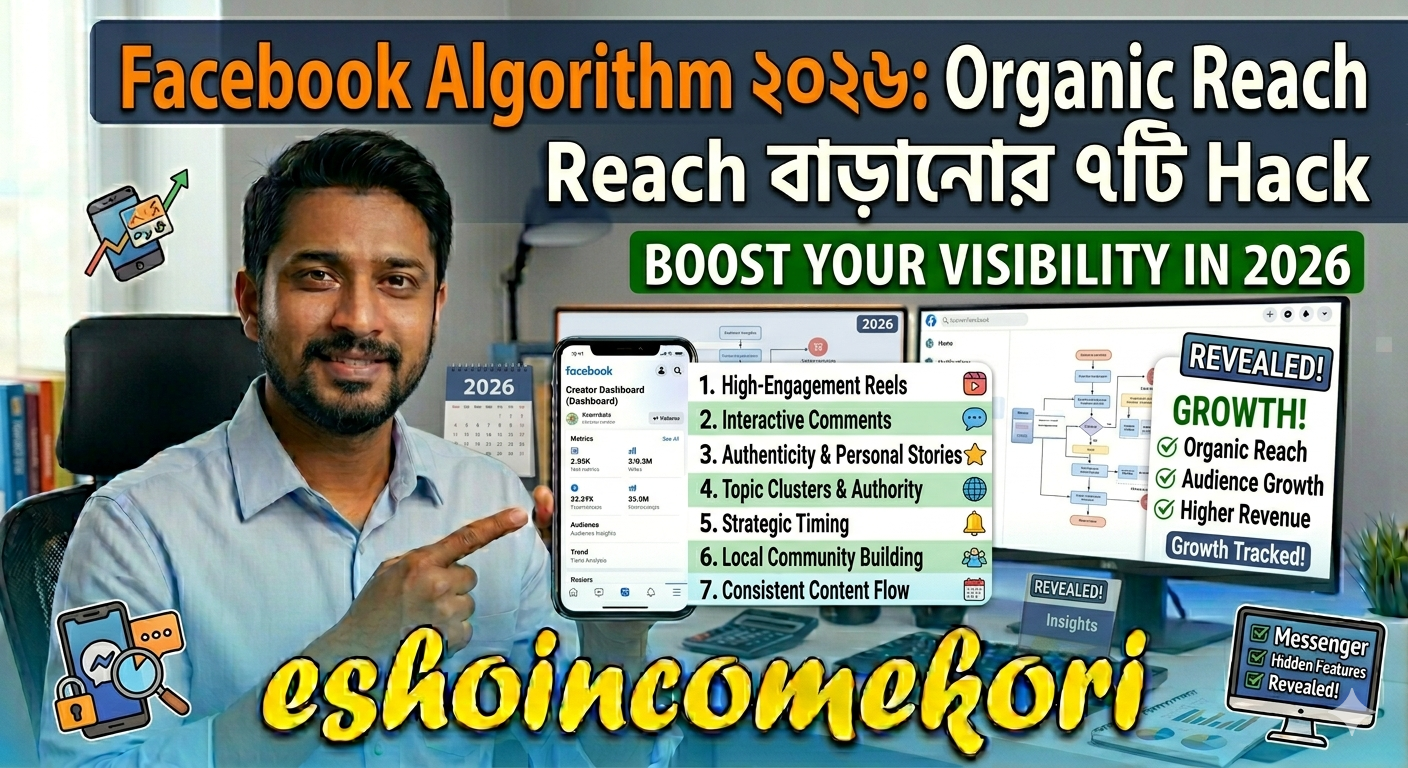 Facebook Algorithm ২০২৬: Organic Reach বাড়ানোর ৭টি Hack